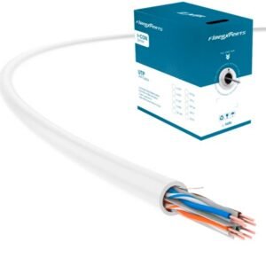 Cabo UTP CAT6 4P AWG24/7 Flexível Cu LSZH Classe CPR Eca Interior Cor Cinzento 305 Mts. - CAB-60110311